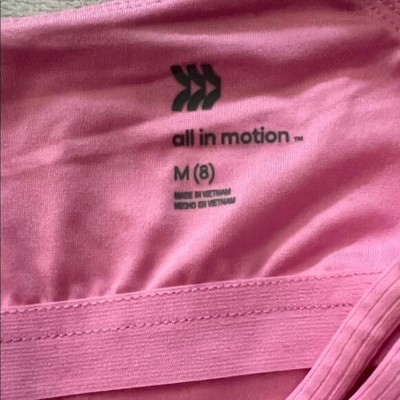 All in Motion Kids Ribbed Pink Tank Top - Picture 2 of 4